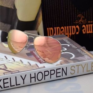 Ray-Ban 3025 019/Z2 flash pink aviator sunglass